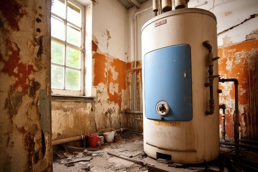 chaudière encrassée par un combustible de mauvaise qualité nécessitant un entretien et un approvisionnement adapté dans l’Aisne